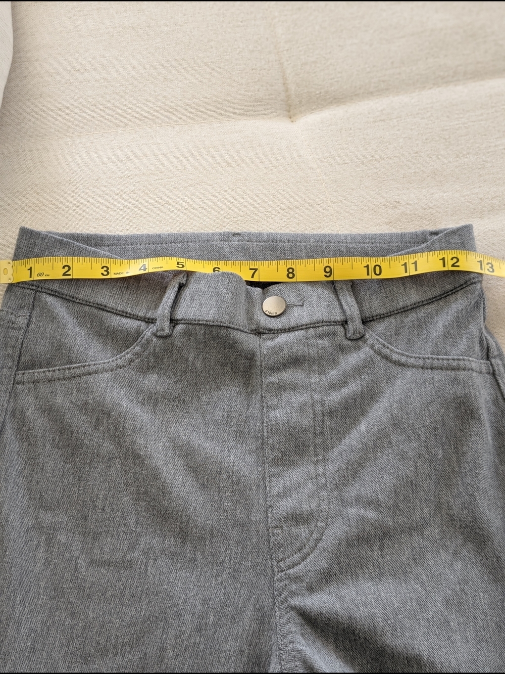 Uniqlo Gray High-Waist Leggings